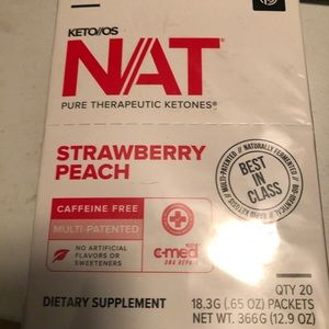 NAT Keto Strawberry Peach Caffeine free